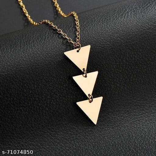 Petite Triangle Necklace | Quick Shipping – Iris Trends