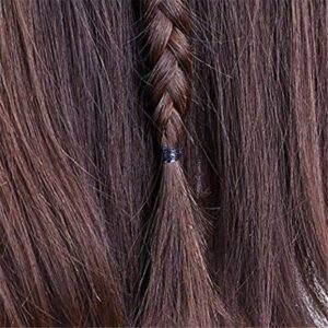 100 PCS Elastic Disco Rubber Bands For Kids, Girl & Women, Ponytail Hair Ties (Black)