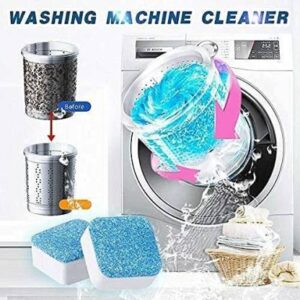 Washing Machine Tablets for All Company’s Front and Top Load Machine,  Descaling Powder Tablet for Perfectly Cleaning of Tub & Drum Stain Remover