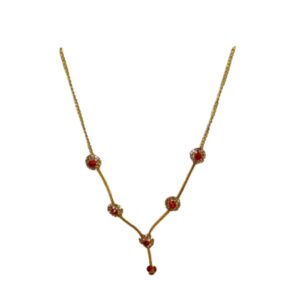 SVHub Collections Red Stone Necklace